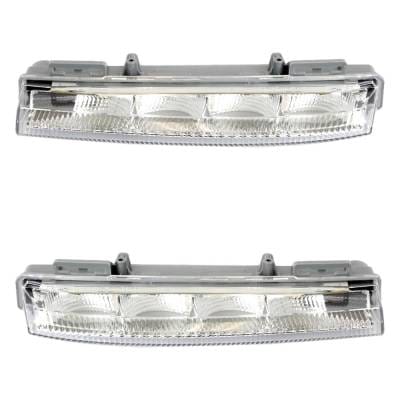 Drl Assembly Compatible With 2012-2016 Mercedes-Benz C250 C300 C350 E350 E550 E63 Amg Slk250 Slk350 thumbnail 2