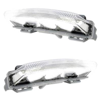 Drl Assembly Compatible With 2012-2016 Mercedes-Benz C250 C300 C350 E350 E550 E63 Amg Slk250 Slk350 thumbnail 4