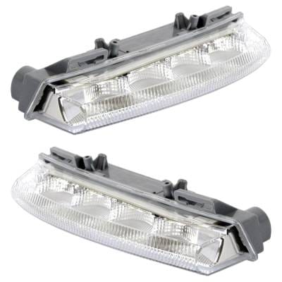 Drl Assembly Compatible With 2012-2016 Mercedes-Benz C250 C300 C350 E350 E550 E63 Amg Slk250 Slk350 thumbnail 6