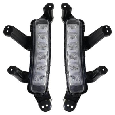 Drl Assembly Compatible With 2017-2019 Hyundai Santa Fe Santa Fe Xl 2.5L 1.6L I4 Smartstream 281Hp thumbnail 4