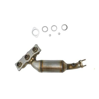 Rear Direct-Fit Cat Converter Compatible With 2006 Bmw 328I Xd 3.0L I6 Dohc 24V Replaces Bmw thumbnail 2