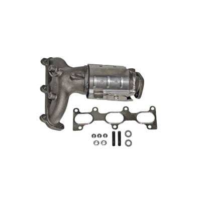 Left Direct-Fit Cat Converter Compatible With 2006-2008 Kia Hyundai Optima Santa 3.5L V6 Dohc 24V thumbnail 2