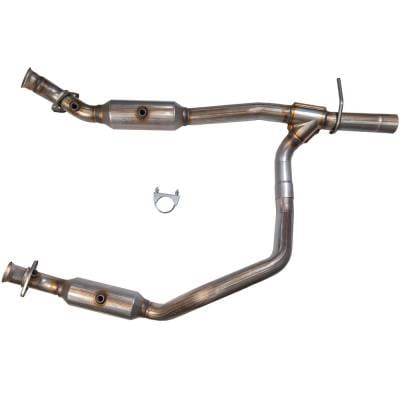 Left Direct-Fit Cat Converter Compatible With 2009-2012 Ford Van 4.6L V8 Sohc 16V Replaces Ford thumbnail 2