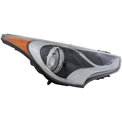 Headlight Compatible With 2012-2017 Hyundai Veloster 1.6L I4 Gamma Right Passenger Side Halogen thumbnail 2