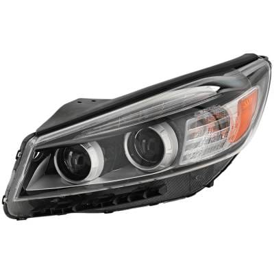 Headlight Compatible With 2016-2018 Kia Sorento 2.4L 2.0L I4 Left Driver Side Halogen Repk100192q