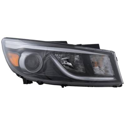 Headlight Compatible With 2015-2018 Kia Sedona 3.3L V6 Right Passenger Side Halogen Repk100195q thumbnail 2