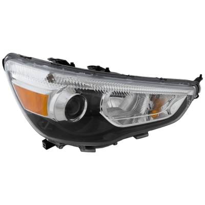Headlight Compatible With 2011-2019 Mitsubishi Outlander Sport Rvr Right Passenger Side Halogen thumbnail 2