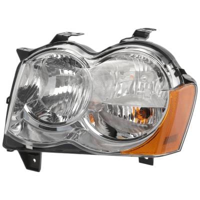 Headlight Compatible With 2008-2010 Jeep Grand Cherokee 3.7L 4.7L V6 Powertech Left Driver Side thumbnail 2