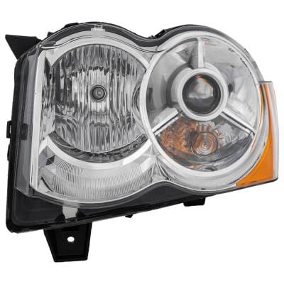 Headlight Compatible With 2008-2010 Jeep Grand Cherokee 3.7L 4.7L V6 Powertech Left Driver Side thumbnail 2