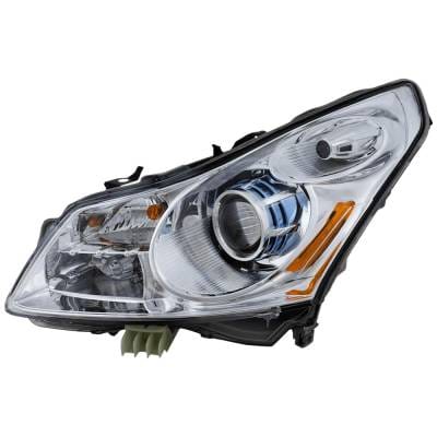 Headlight Compatible With 2009 Infiniti G37 3.7L V6 Vq37vhr Left Driver Side Xenon Repi100158 348Hp thumbnail 2
