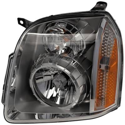 Headlight Compatible With 2007-2014 Gmc Yukon Yukon Xl 1500 5.3L 6.2L V8 Lmg/Lc9 L92 Left Driver