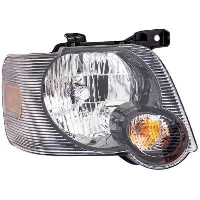 Headlight Compatible With 2007-2010 Ford Explorer 4.0L 4.6L V6 Right Passenger Side Halogen thumbnail 2