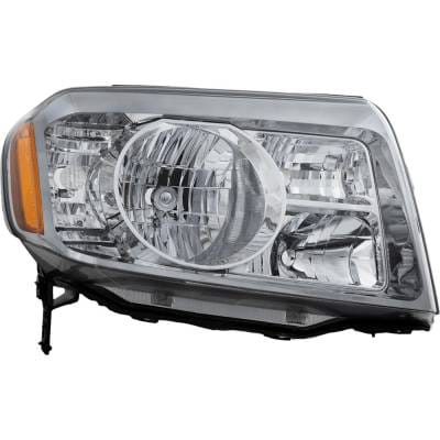 Headlight Compatible With 2009-2011 Honda Pilot 3.5L V6 J35z4/J35y4 Right Passenger Side Halogen thumbnail 2