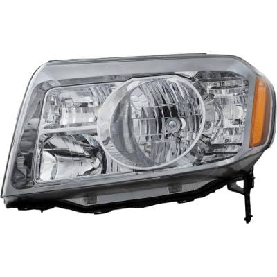 Headlight Compatible With 2009-2011 Honda Pilot 3.5L V6 J35z4/J35y4 Left Driver Side Halogen thumbnail 2