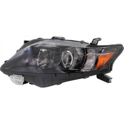 Headlight Compatible With 2010-2012 Lexus Rx350 3.5L V6 Left Driver Side Halogen Repl100138 270Hp thumbnail 2
