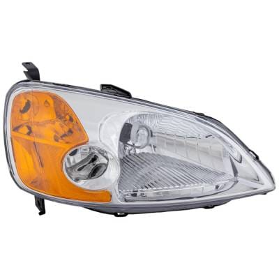 Headlight Compatible With 2001-2003 Honda Civic 1.7L 2.0L I4 D17a1 D17a2 K20a3 Right Passenger Side thumbnail 4