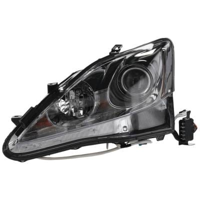 Headlight Compatible With 2011-2013 Lexus Is250 Is350 2.5L 3.5L V6 Left Driver Side Halogen thumbnail 2
