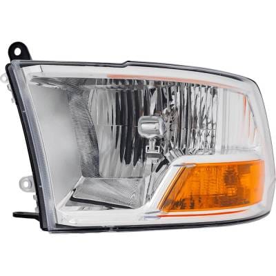 Headlight Compatible With 2009-2012 Dodge Ram 1500 Ram 2500 Ram 3500 1500 2500 350 5.7L 5.9L V8 Left thumbnail 2