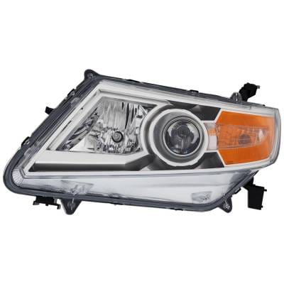 Headlight Compatible With 2011-2013 Honda Odyssey 3.5L V6 J35a7/J35z8 Left Driver Side Halogen thumbnail 2