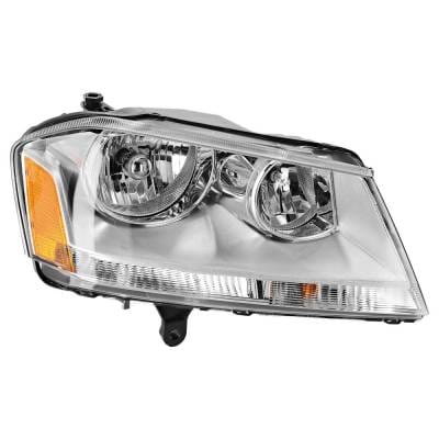 Headlight Compatible With 2008-2014 Dodge Avenger 2.4L 3.6L I4 Ed3 Right Passenger Side Halogen thumbnail 2