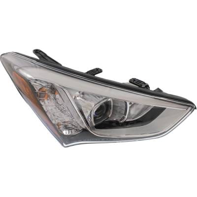 Headlight Compatible With 2013-2016 Hyundai Santa Fe Sport 2.4L 2.0L I4 Right Passenger Side Halogen thumbnail 2