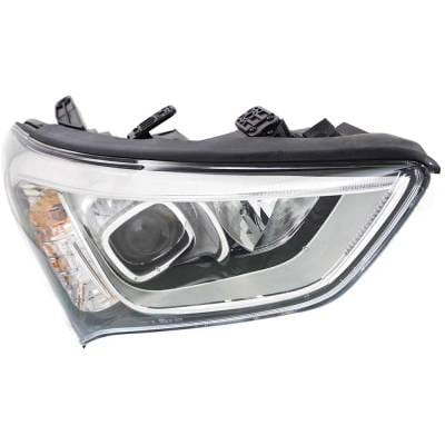 Headlight Compatible With 2013-2016 Hyundai Santa Fe Sport 2.4L 2.0L I4 Right Passenger Side Halogen thumbnail 4