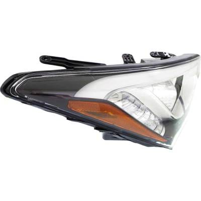Headlight Compatible With 2013-2016 Hyundai Santa Fe Sport 2.4L 2.0L I4 Right Passenger Side Halogen thumbnail 6