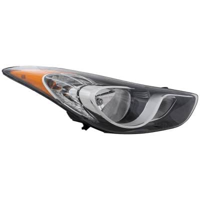 Headlight Compatible With 2011-2013 Hyundai Elantra 1.8L 2.0L I4 Nu Right Passenger Side Halogen thumbnail 4