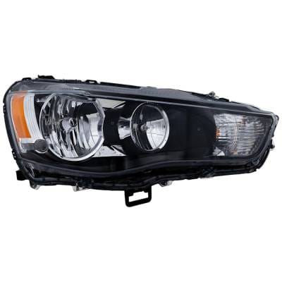 Headlight Compatible With 2010-2013 Mitsubishi Outlander 2.4L 3.0L I4 Right Passenger Side Halogen thumbnail 2