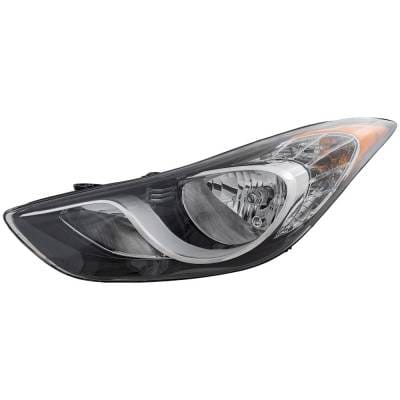 Headlight Compatible With 2011-2013 Hyundai Elantra 1.8L 2.0L I4 Nu Left Driver Side Halogen thumbnail 2