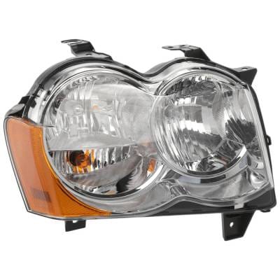 Headlight Compatible With 2008-2010 Jeep Grand Cherokee 3.7L 4.7L V6 Powertech Right Passenger Side thumbnail 2
