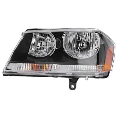 Headlight Compatible With 2008-2014 Dodge Avenger 2.4L 3.6L I4 Ed3 Left Driver Side Halogen thumbnail 2