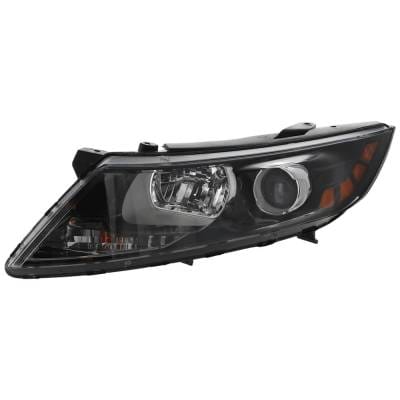 Headlight Compatible With 2011-2013 Kia Optima 2.4L 2.0L I4 Left Driver Side Halogen Repk100134q thumbnail 2