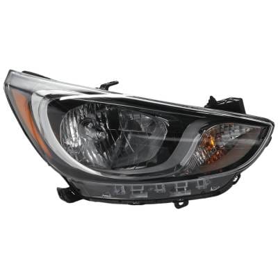 Headlight Compatible With 2012-2014 Hyundai Accent 1.6L I4 Right Passenger Side Halogen Reph100309q thumbnail 2
