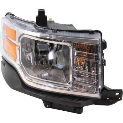 Headlight Compatible With 2009-2012 Ford Flex 3.5L V6 Duratec Right Passenger Side Halogen thumbnail 2