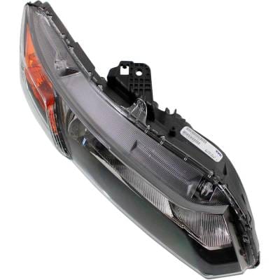 Headlight Compatible With 2012 Honda Civic 1.8L 2.4L I4 R18z1 K24z7 Right Passenger Side Halogen thumbnail 8