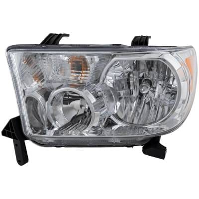 Headlight Compatible With 2007-2017 Toyota Tundra Sequoia 4.0L 4.6L V6 Left Driver Side Halogen thumbnail 4