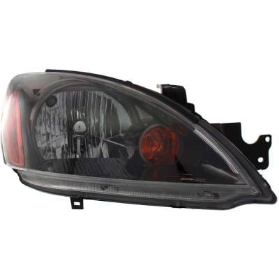 Headlight Compatible With 2004-2007 Mitsubishi Lancer 2.0L 2.4L I4 Right Passenger Side Halogen thumbnail 2