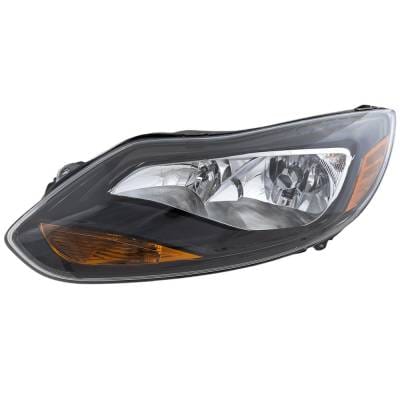 Headlight Compatible With 2012-2014 Ford Focus 2.0L 1.0L I4 Ti-Vct Ecoboost Left Driver Side Halogen thumbnail 2