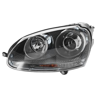 Headlight Compatible With 2005-2010 Volkswagen Jetta Rabbit Gti Left Driver Side Xenon Rbv100102 thumbnail 2