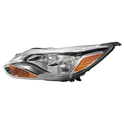 Headlight Compatible With 2012-2014 Ford Focus 2.0L 1.0L I4 Ti-Vct Ecoboost Left Driver Side Halogen thumbnail 4