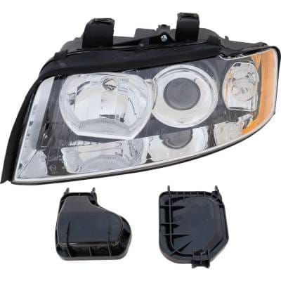 Headlight Compatible With 2002-2005 Audi A4 A4 Quattro S4 Left Driver Side Halogen Repa100104 thumbnail 2