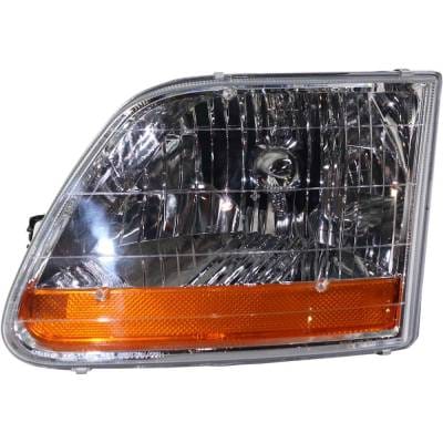 Headlight Compatible With 2001-2003 Ford F-150 4.2L 4.6L V6 Essex Triton Left Driver Side Halogen thumbnail 2