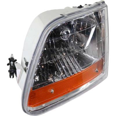 Headlight Compatible With 2001-2003 Ford F-150 4.2L 4.6L V6 Essex Triton Left Driver Side Halogen thumbnail 4