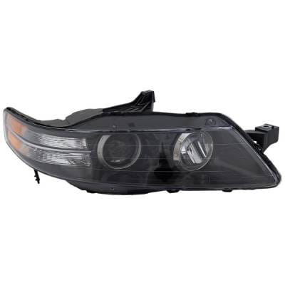 Headlight Compatible With 2007-2008 Acura Tl 3.2L 3.5L V6 J32a3 J35a8 Right Passenger Side Halogen thumbnail 2