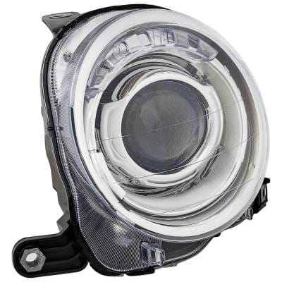 Headlight Compatible With 2012-2019 Fiat 500 1.4L I4 Left Driver Side Halogen Repf100186q 160Hp thumbnail 2