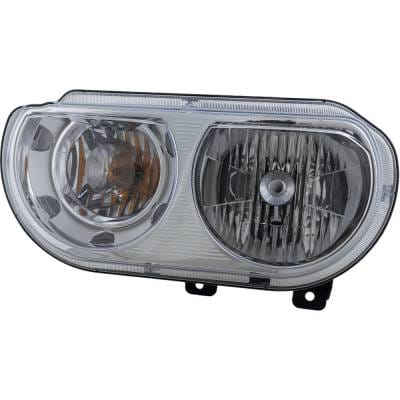 Headlight Compatible With 2008-2014 Dodge Challenger 3.6L 5.7L V6 Left Driver Side Halogen thumbnail 2