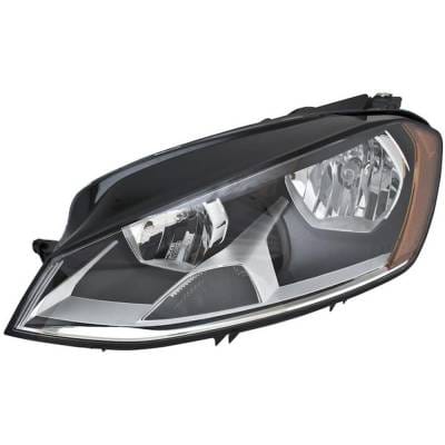 Headlight Compatible With 2015-2016 Volkswagen Golf E-Golf Gti Golf R 1.4L 2.0L I4 Ea211 Ea888 Left thumbnail 2