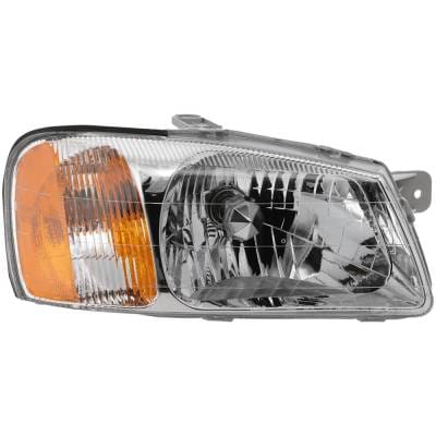 Headlight Compatible With 2000-2002 Hyundai Accent Right Passenger Side Replaces 9210225050 thumbnail 2