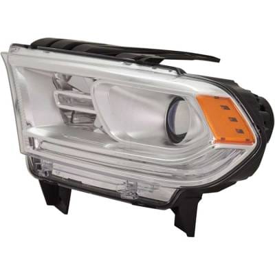 Headlight Compatible With 2016-2020 Dodge Durango 3.6L 5.7L V6 Hellcat Left Driver Side Halogen thumbnail 6